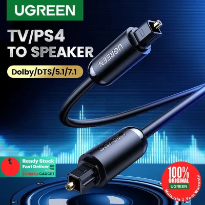 UGREEN Toslink Digital Optical Audio Cable For Amplifiers Blu-ray Player Xbox 360 Soundbar Fiber Cable