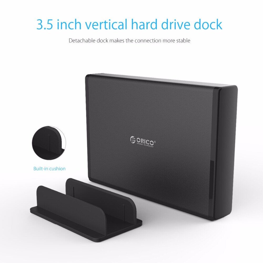 ORICO Đầu Đọc 3.5 Inch Vỏ HDD Type C/USB3.0 Vỏ Bọc Ổ Cứng SATA Sang USB3.1 Ổ Đĩa Cứng Gắn Ngoài Cho Ổ Cứng 2.5/3.5''