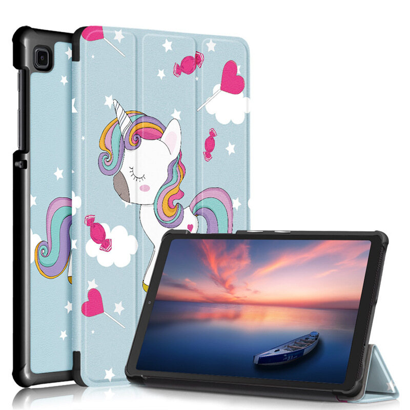 LENUO for Samsung Galaxy Tab A7 Lite 8.7 T220 T225 Case Slim Tri-fold Flip Cover Full Coverage Casing