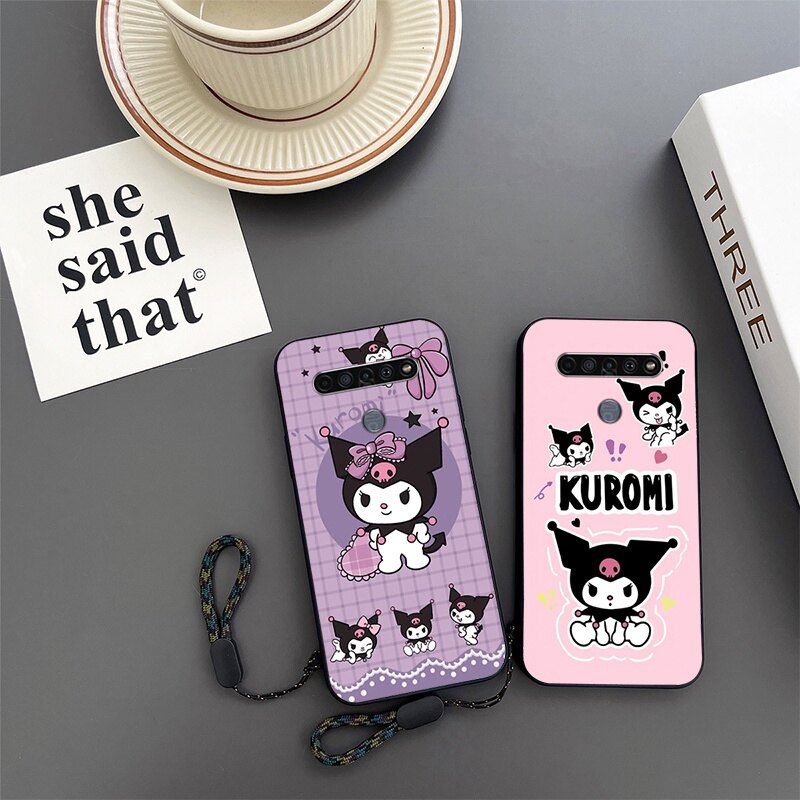 LG K61 Q61 Casing Cute Kuromi Protective Phone Case