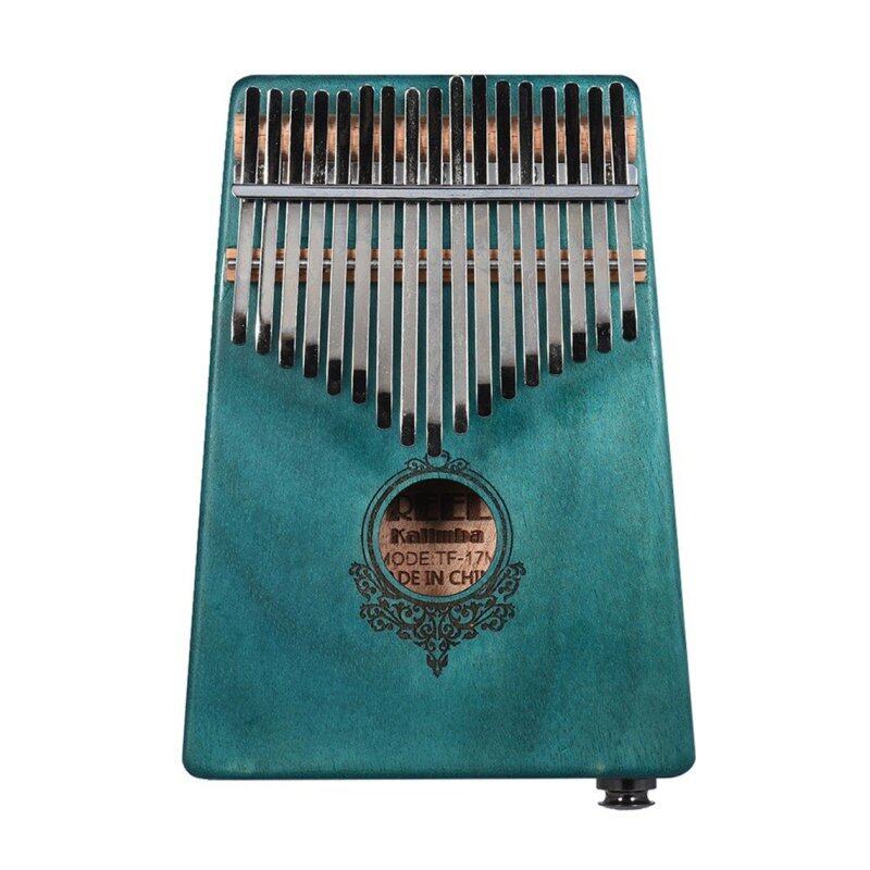 Tốt Nhất Giảm Giá 17 Phím Kalimba Ngón Tay Cái Đàn Piano Kích Thước Bỏ Túi Ngón Tay Piano Gỗ Nhạc Cụ