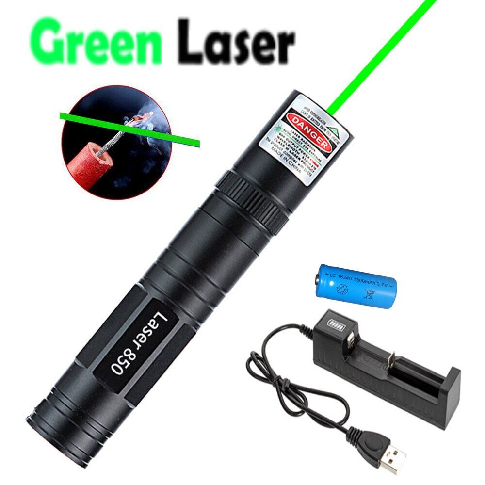 Portable Green Laser Pointer 850 Mini Green Point Laser Pointer 5Mw Ultra-Long Radiation Distance 8000M