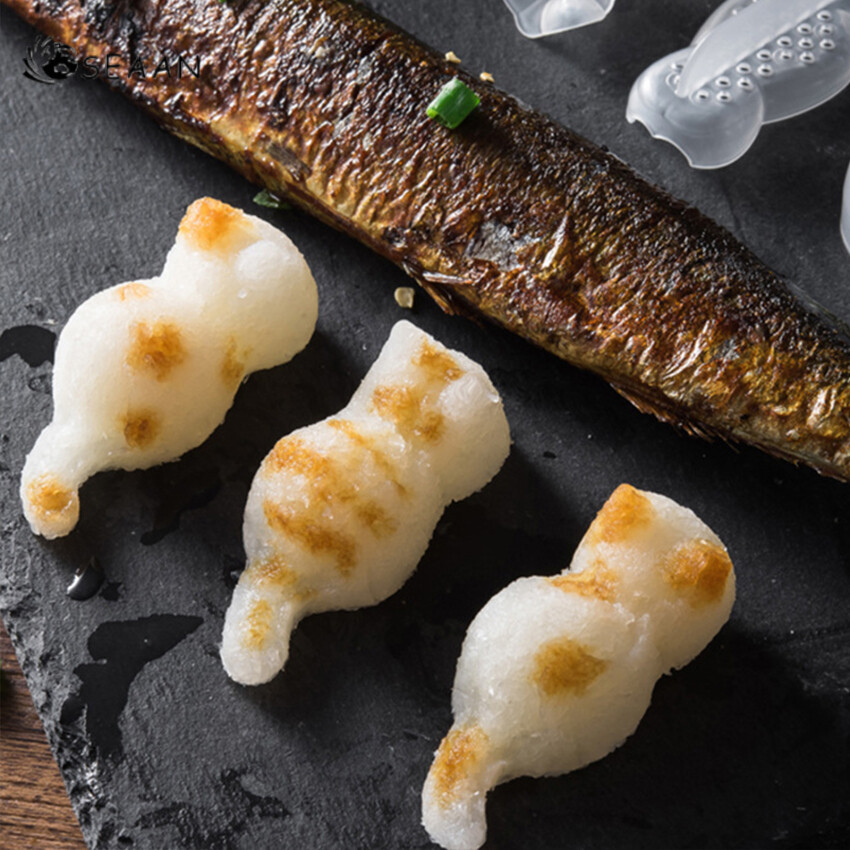 Bộ Dụng Cụ Làm Sushi Dụng Cụ Dã Ngoại Tự Làm Hình Mèo Kitty Khuôn Cơm Nắm Phụ Kiện Bento Thích Hợp Để Làm Bánh Mì Kẹp Bánh Quy 1 Chiếc