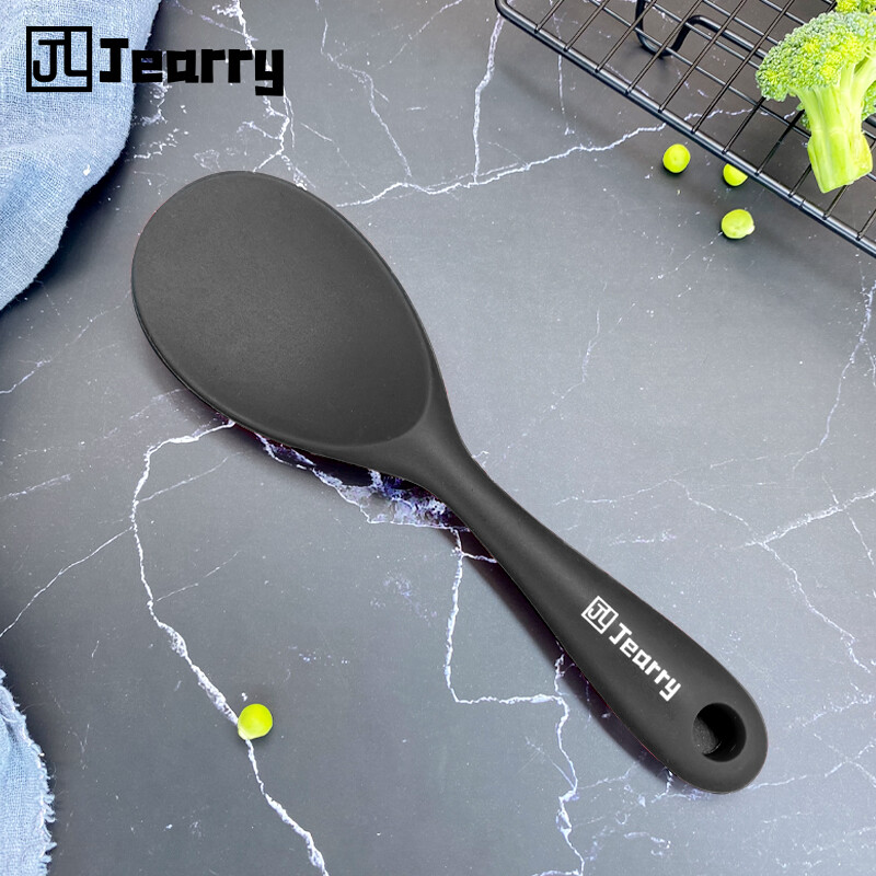Jearry Muỗng cơm Silicone muỗng ăn Chất Lượng Cao gạo lức chảo thức ăn chịu nhiệt loại dụng cụ nhà bếp Silicone