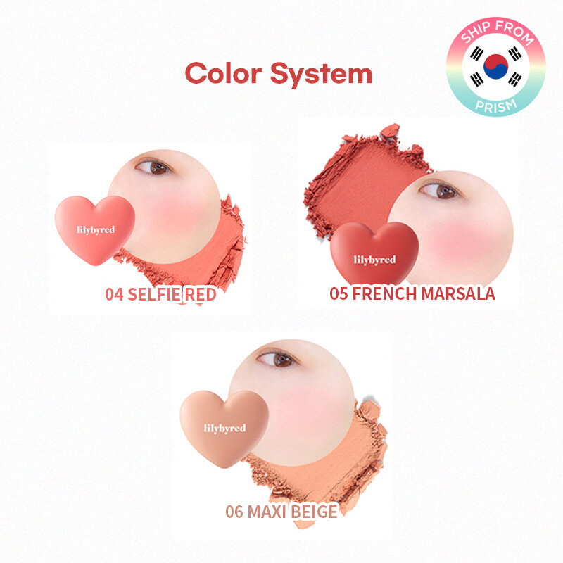 Lilybyred Luv Beam Cheek Heart-shaped Blusher