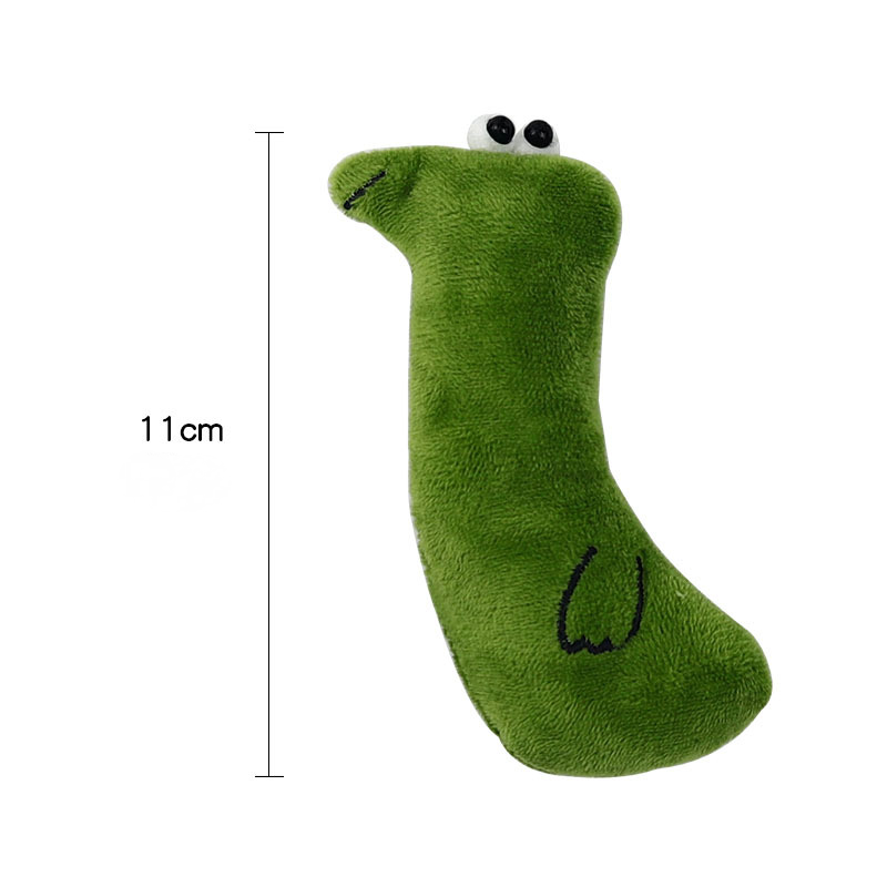 Cat Toy Mini Cartoon Catnip Toys Funny Interactive Plush Toy Pet Kitten Chewing Toy Claws Thumb Bite Cat Mint Pet Supply Pet Accessories