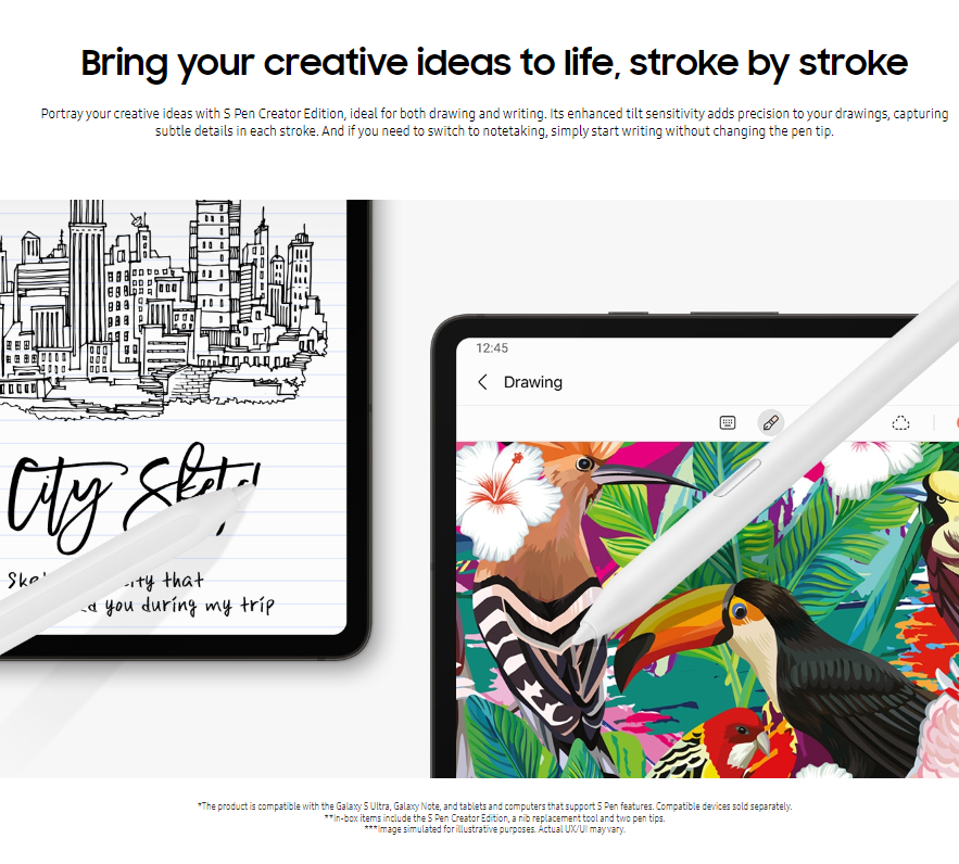 Creator Edition S Pen Tip Replacement Samsung New EJ-P5600 S Pen