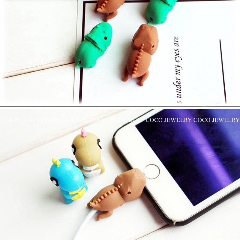 [CO CO] Cáp Dữ Liệu USB Cho Điện Thoại IPhone/Android Cáp Bảo Vệ Sạc Động Vật Cắn