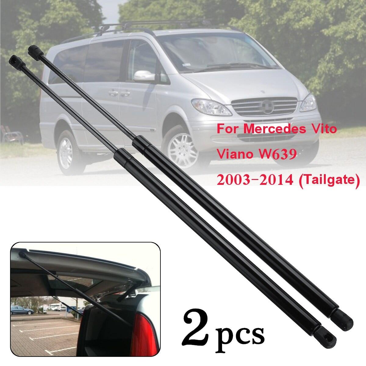 2pcs rear trunk tailgate boot gas spring shock lift strut struts support bar for mercedes vito viano w639 2003-2014