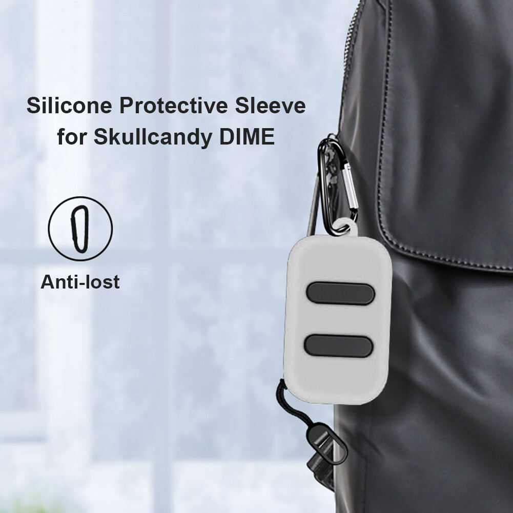Silicone Case for Skullcandy Dime Shockproof Full Protective Cover Charging Case Accessories