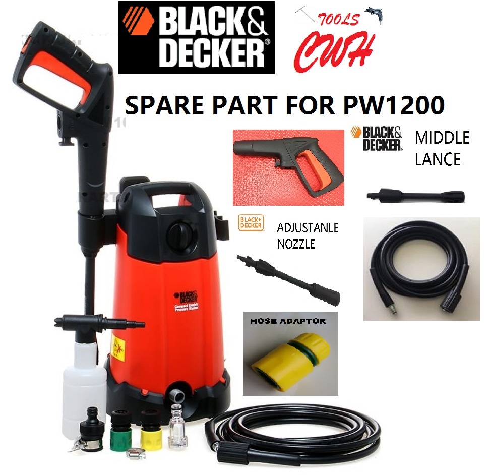 BLACK&DECKER ブラック＆デッカー PW1200 高圧洗浄機
