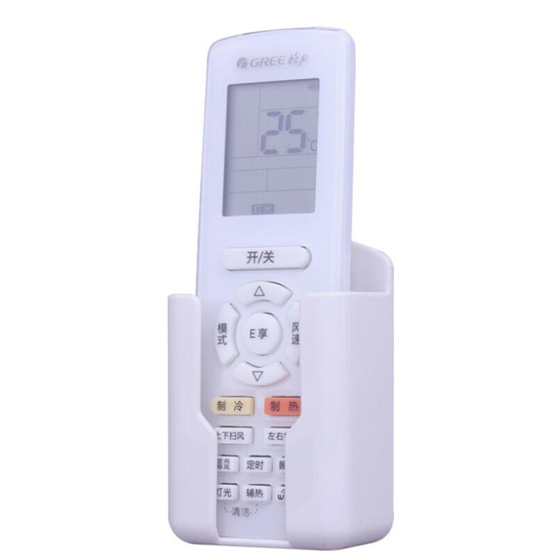 Mode Shop Wall Mounted Organizer Storage Box Remote Control Air Conditioner Storage Case Mobile Phone Plug Holder Stand Container