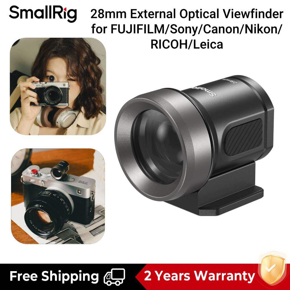 SmallRig 28mm External Optical Viewfinder APS-C Viewfinder for FUJIFILM  Sony Canon Nikon Mirrorless Camera 5387