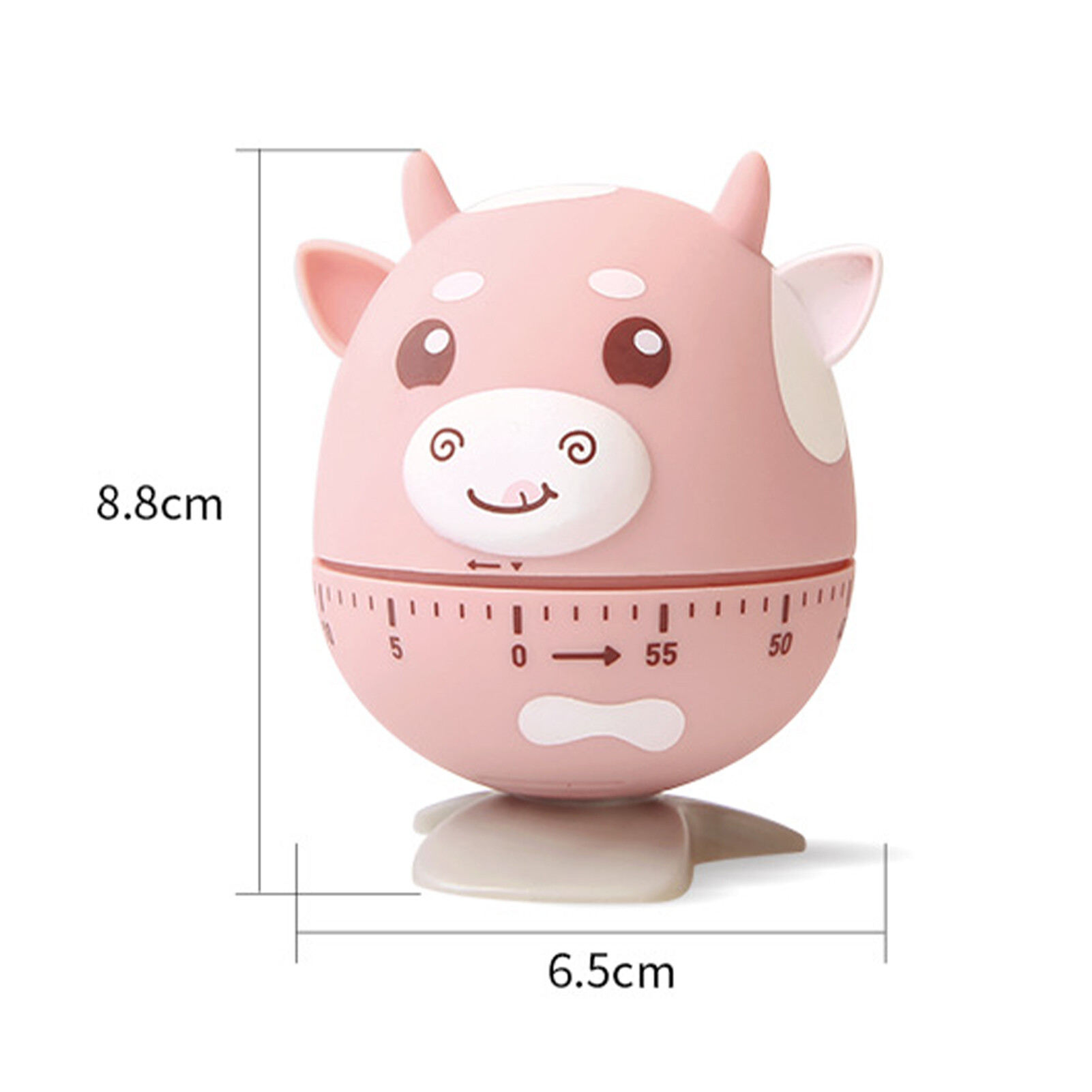 Miao Tools Cooking Alarm Soft Touch Improve Efficiency Plastic Reminder Dial Clock Timer Kitchen Supplies Reliable Clock Alarm