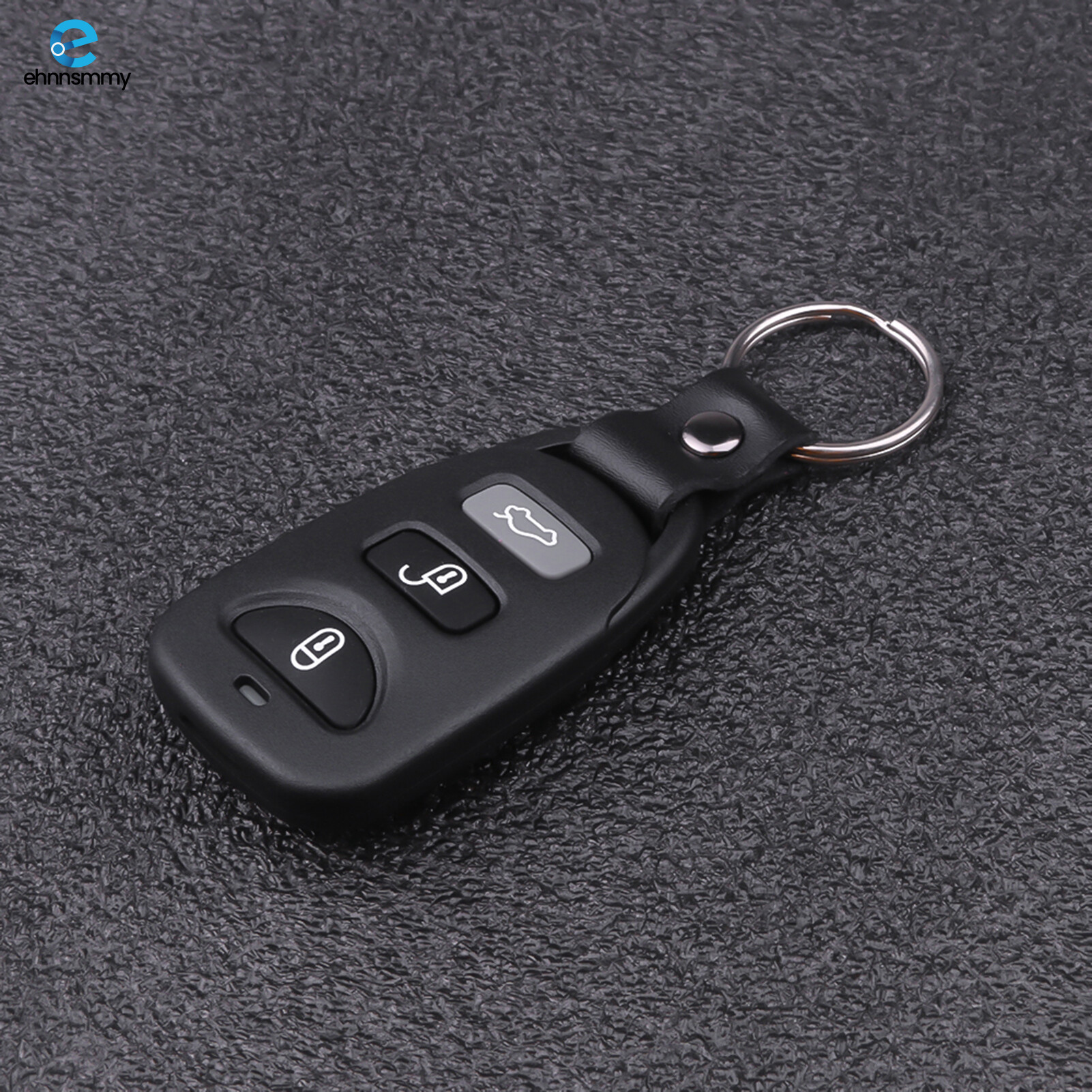 4-Button Learning Remote Control Clone Fixed Learning Code RF Transmitter with Key Ring for Cars Garage Doors Gates