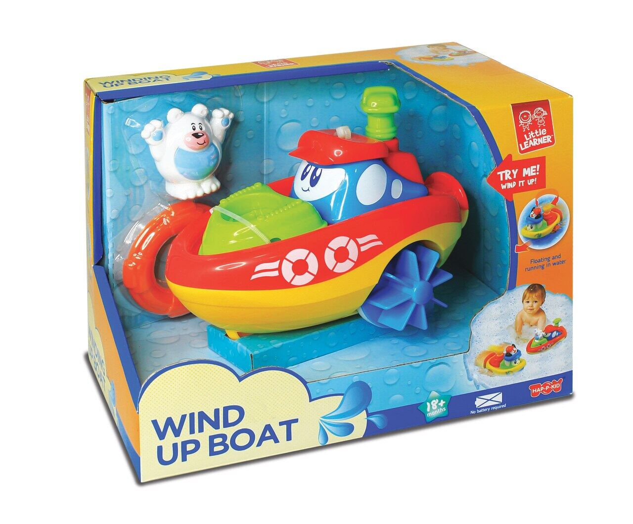 wind up bath boat