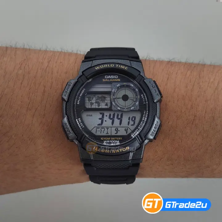 casio kiblat watch