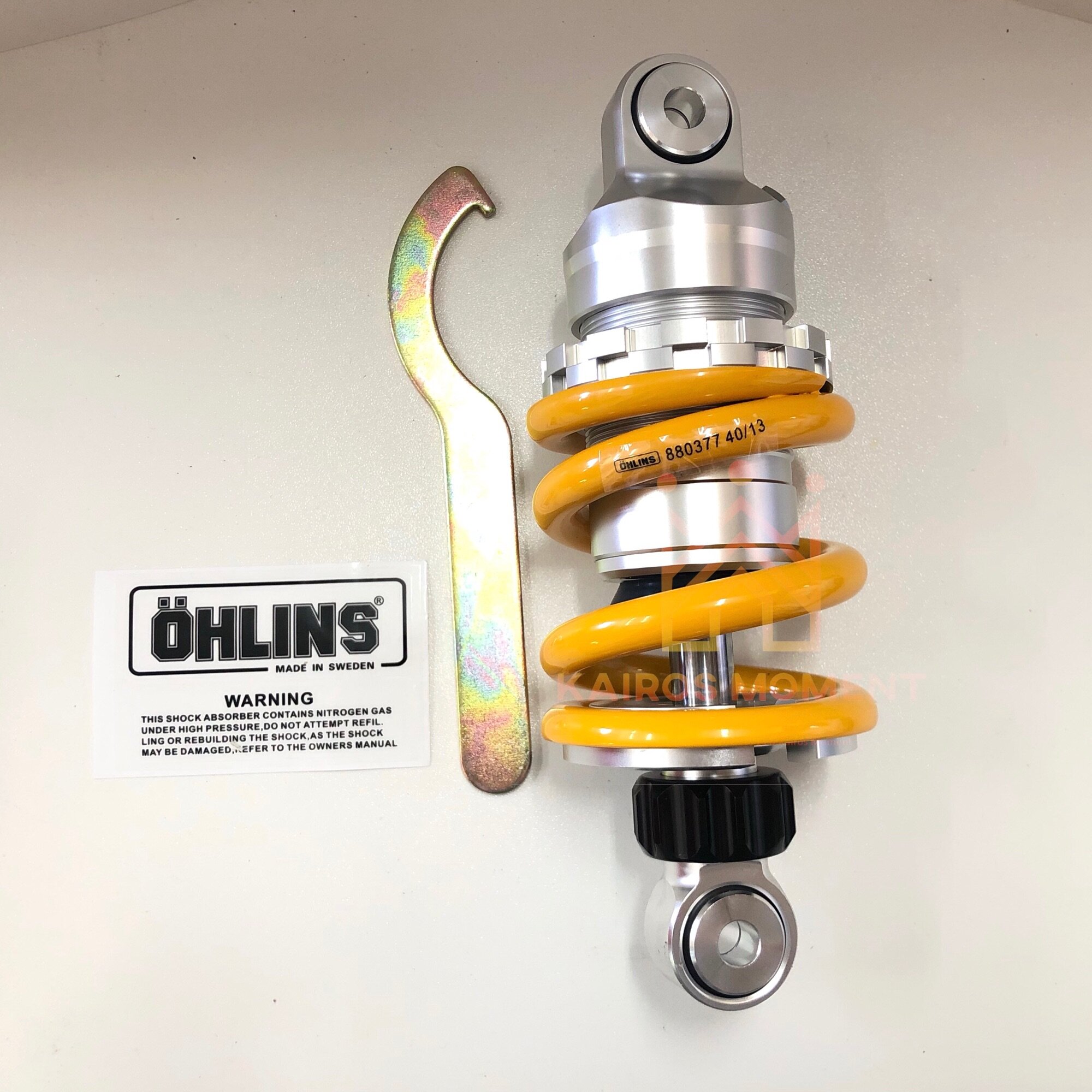 Y15 Lc135 Ohlins Adjustable Racing Monoshock Rebound Spring Preload Yellow Lazada