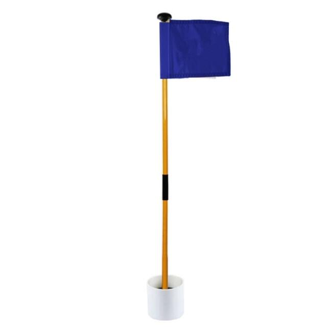 Portable Detachable Golf Flagsticks Putting Green Flags Hole Cup Set Golf Pin Flags For Driving Range Outdoor Backyard