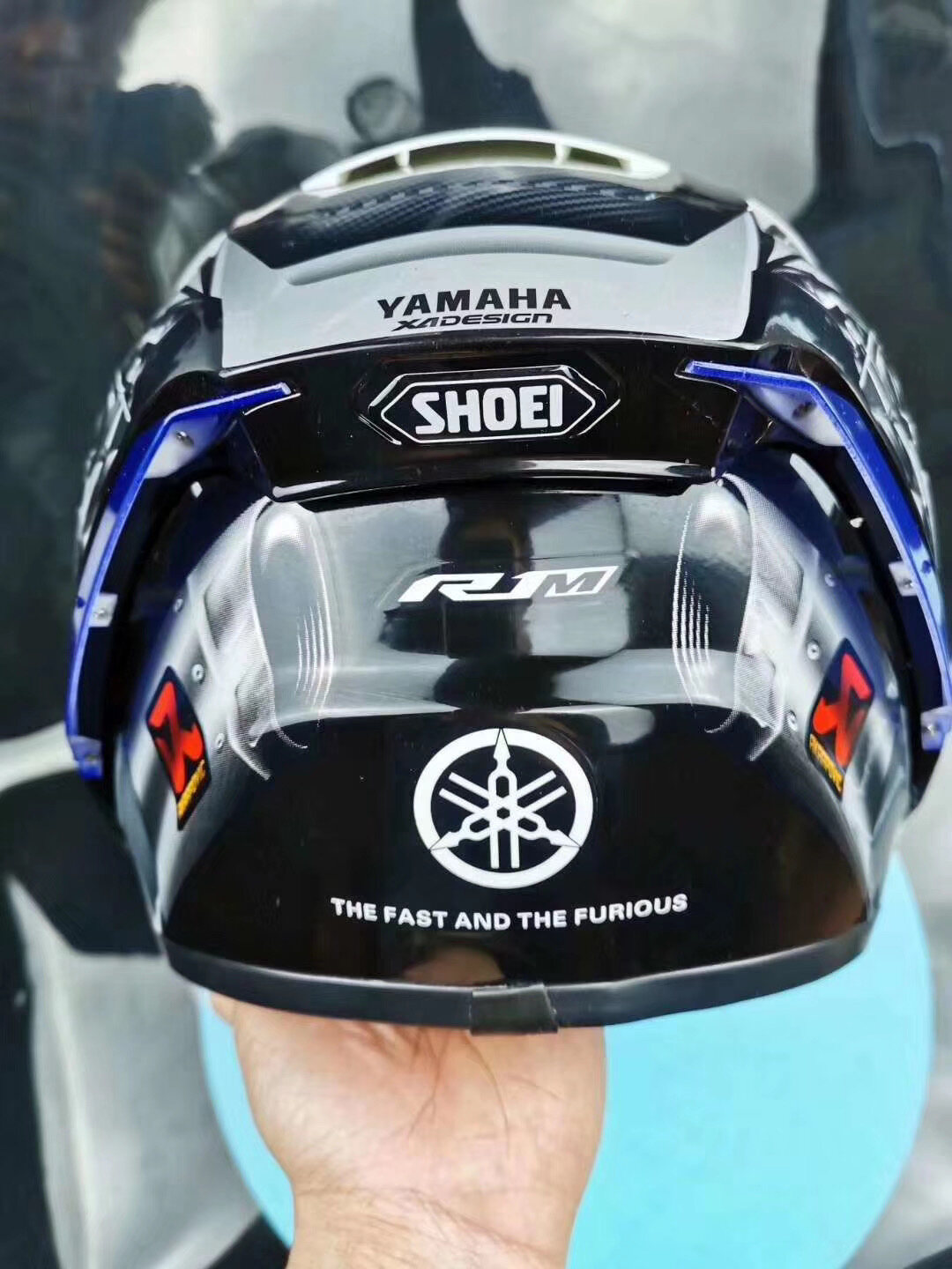 SHOEI x14 yamah.A r1m พร้อมถุงใส่หมวกกันน็อคคำแนะนำในกล่องเดิม,เลนส์ใส ...