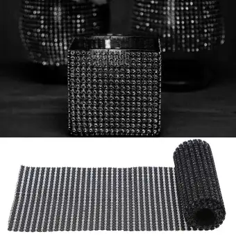 Resin Rhinestone Mesh Trimming Crystal Banding Wedding Party Home