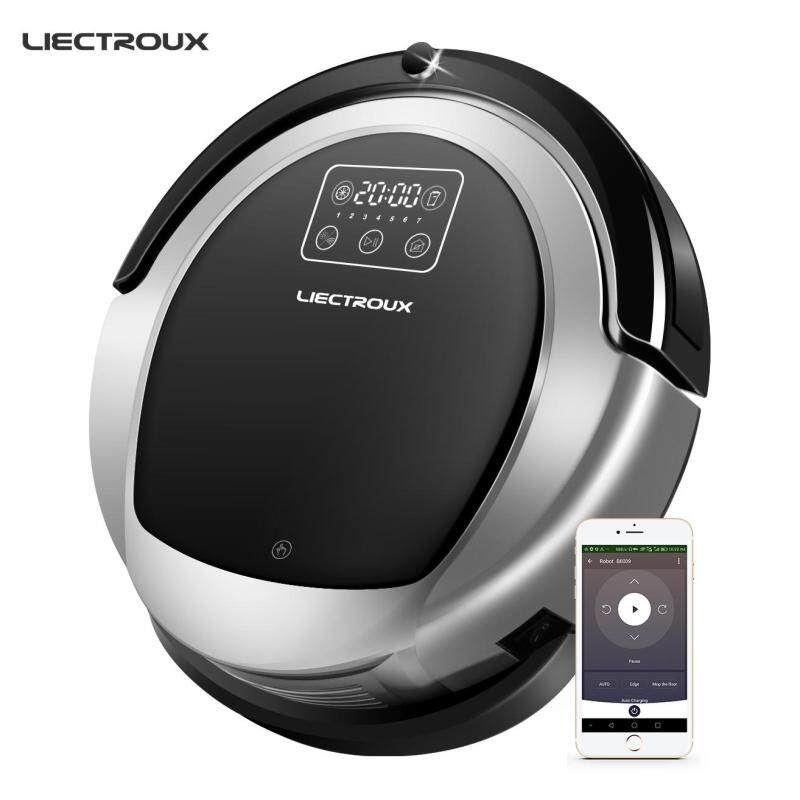 Liectroux B6009Wifi Robotic Vacuum Cleaner with 2D Map Navigation and Smart Memory, 3D Fitler, Adjustable Suction Power, Water Tank to Do Wet & Dry Mopping Singapore