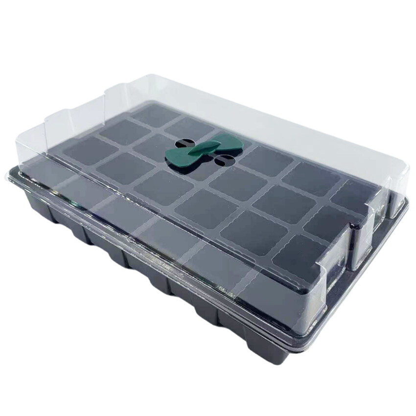 24 Holes Seedling Tray Seedling Box With Big Holes Gardening Flower And