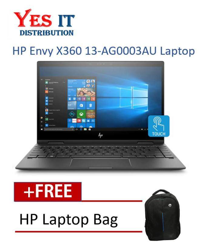 HP ENVY X360 13-AG0003AU NOTEBOOK (RYZEN5-2500U,8GB,256GB SSD,WIN10,NO ODD) FREE BACKPACK Malaysia