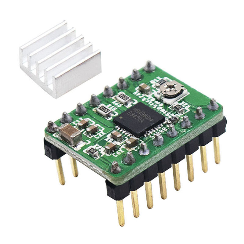 Bộ Điều Khiển Bước Reprap Tản Nhiệt Cho Các Bộ Phận Máy In 3D Mô-đun Điều Khiển Động Cơ Bước A4988 DRV8825