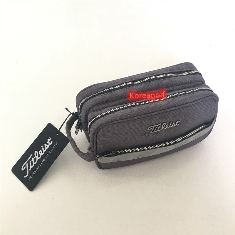 Titleist New Golf Clutch Double Zipper Men's School Bag Nylon Clutch
