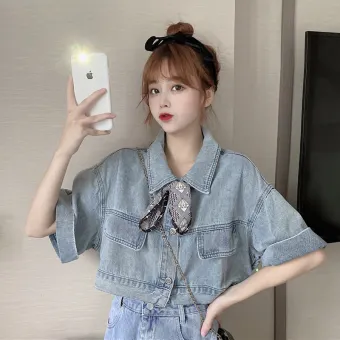 denim jacket women short