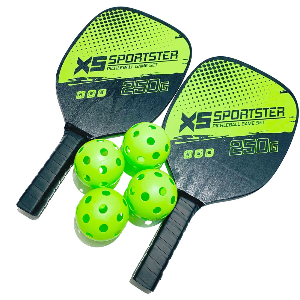 Pickleball Rackets Set Pickleball Paddle Set of 2 Rackets and 4