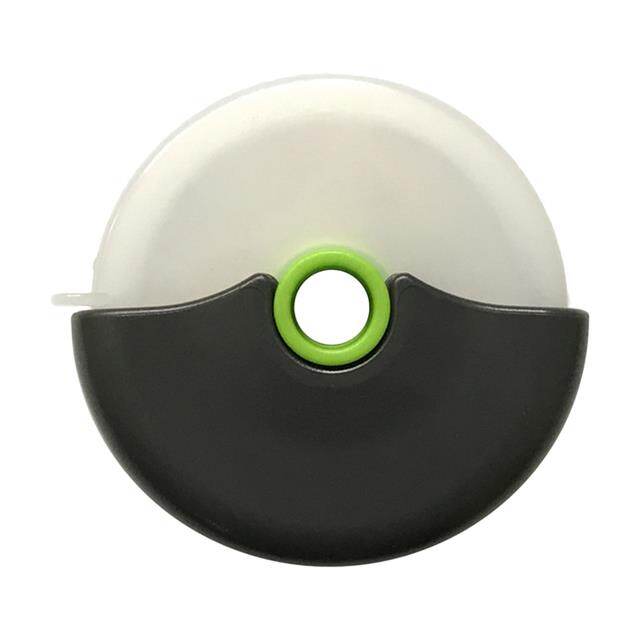 ✻☒▽ Stainless Steel Dough Pizza Slicer Cutter with Lid Roulette Roller Knife Non-slip Handle Washable for Kitchen Baking Tools