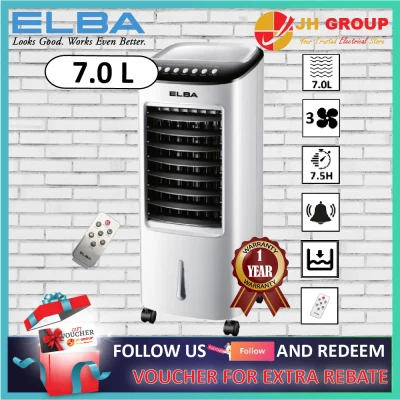 ELBA EAC-G6570RC(WH) 7L AIR COOLER w REMOTE CONTROL EAC-G6570RC