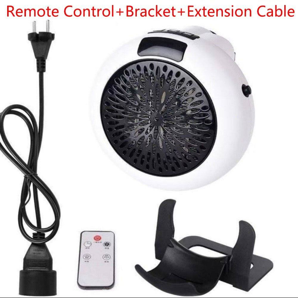 MAXG Room Office Wall Mount Silent Remote Home Mini Air Heater Fast