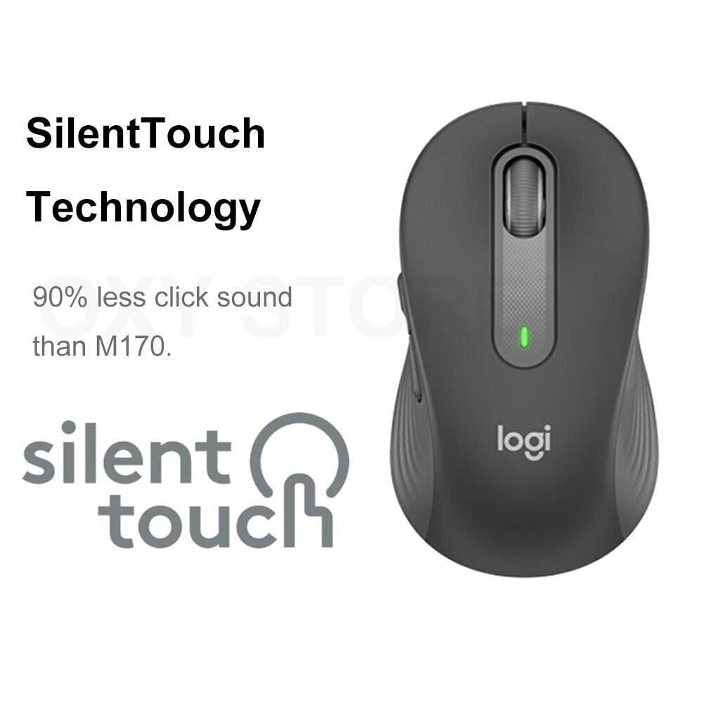 Wireless Mouse Logitech Bluetooth Dual Mode Mute Comfortable Wireless Mouse M650/L Notebook Tablet Computer Accessories