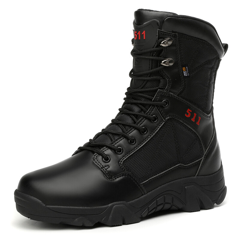 Men High Quality Brand Military Leather Boots Special Force Tactical Desert Combat Men's Boots Outdoor Shoes Ankle Boots