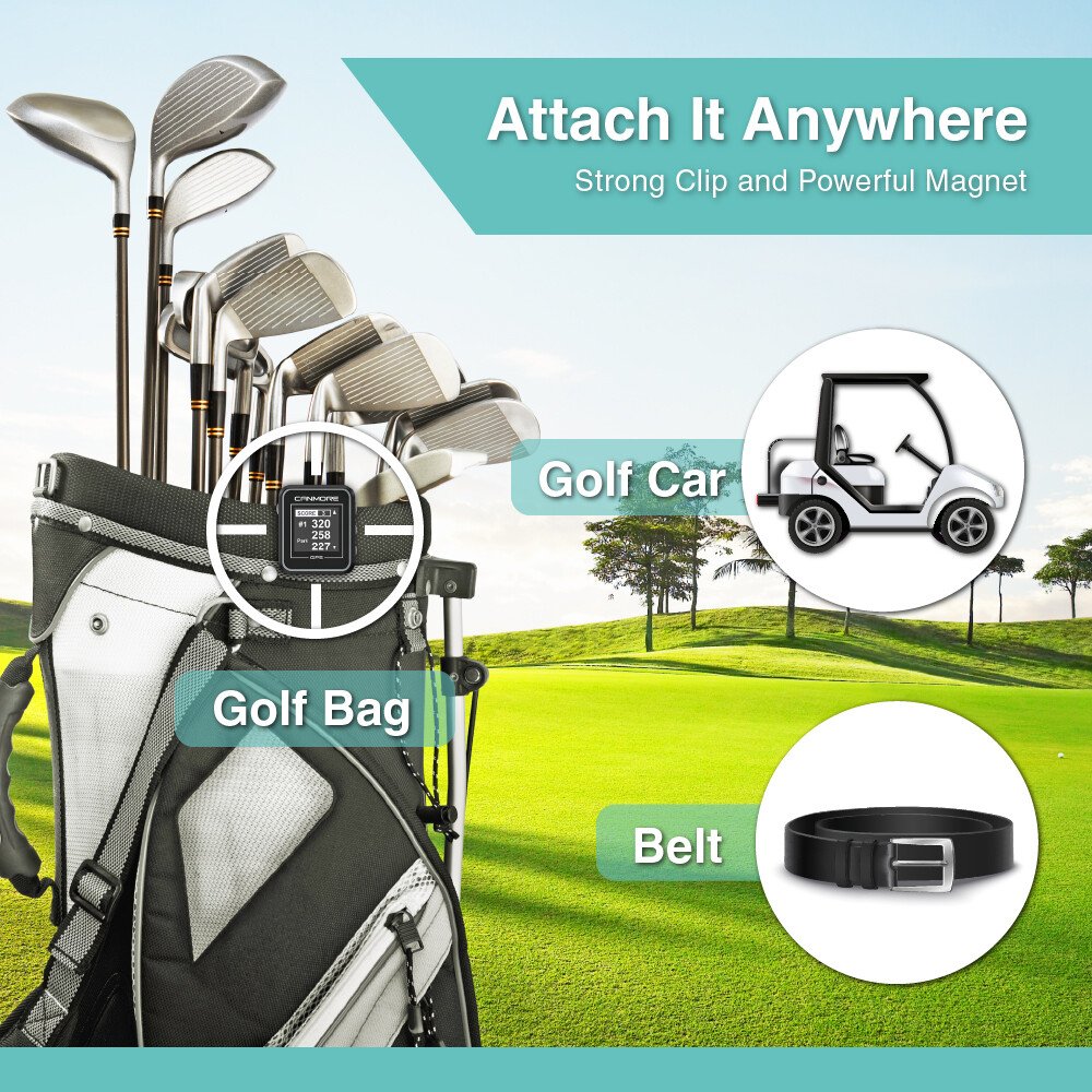 CANMORE HG-200 Handheld Golf GPS with Full-Color Display GLOBAL