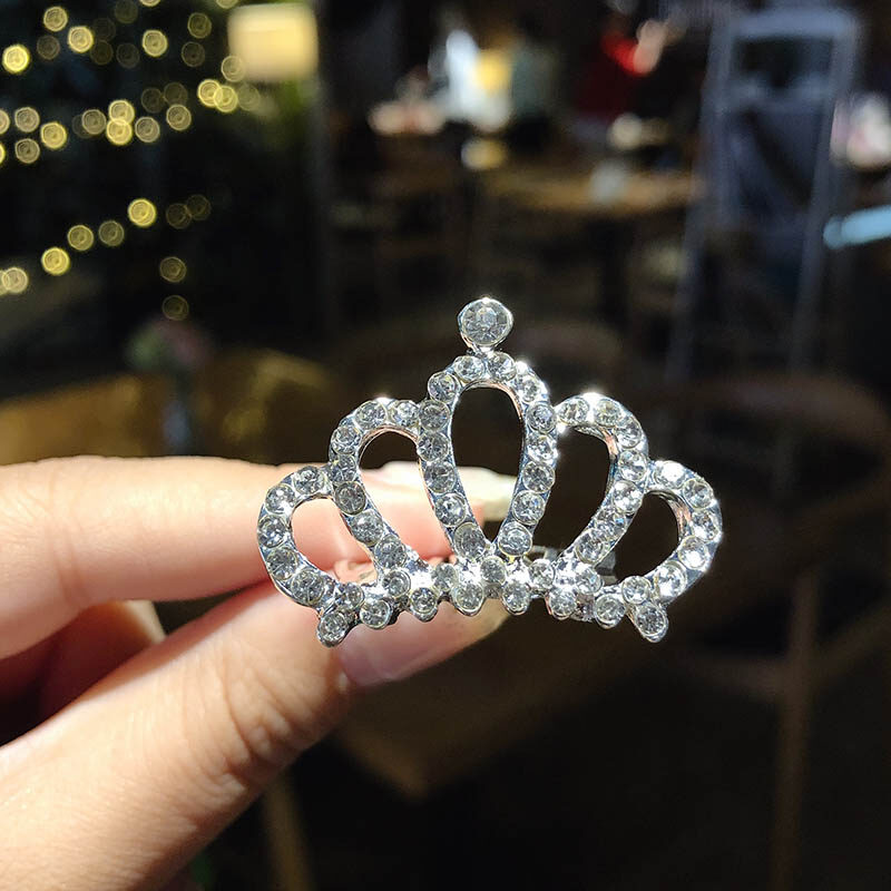 Beautiful Princess Crown Female Hair Accessories Temperament Hairpin Baby Clip