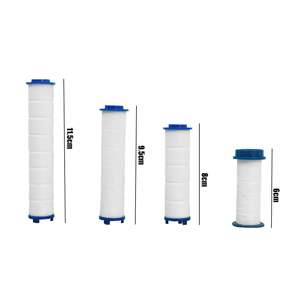 6/8/9.5/11 cm yếu tố lõi lọc thay thế đặc biệt cho vòi tắm lọc thủy thủ sạch giữ bồn tắm phun phụ kiện phòng tắm