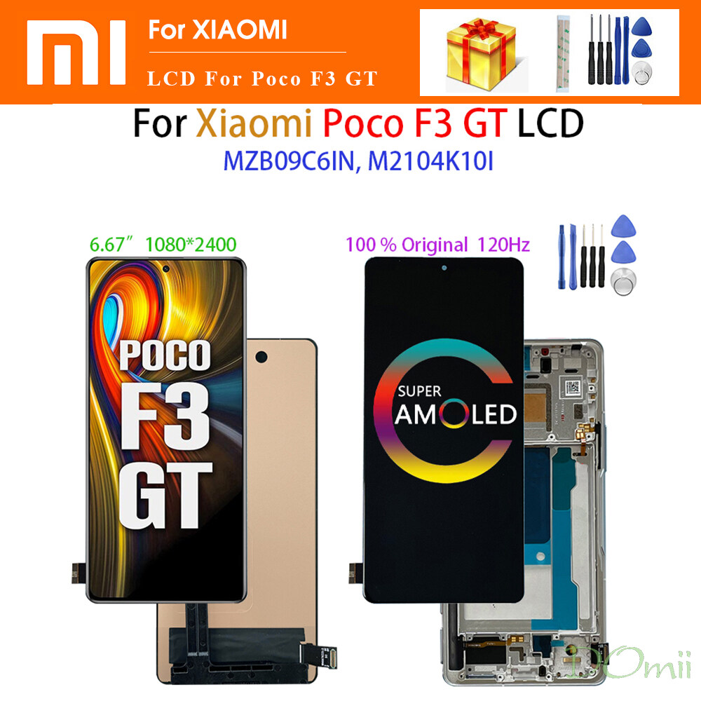 6.67 original AMOLED support 120HZ lcd For Xiaomi POCO F3 GT