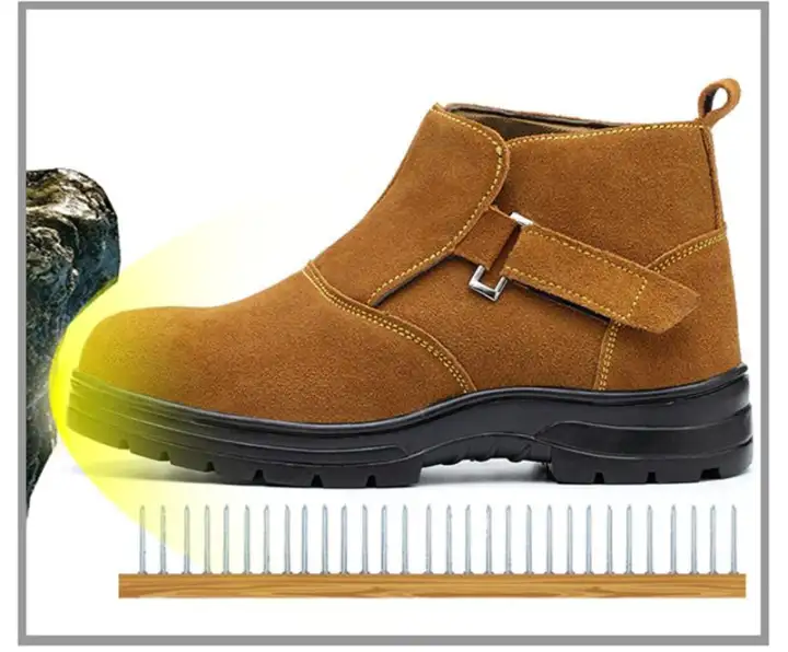 steel cap dress boots