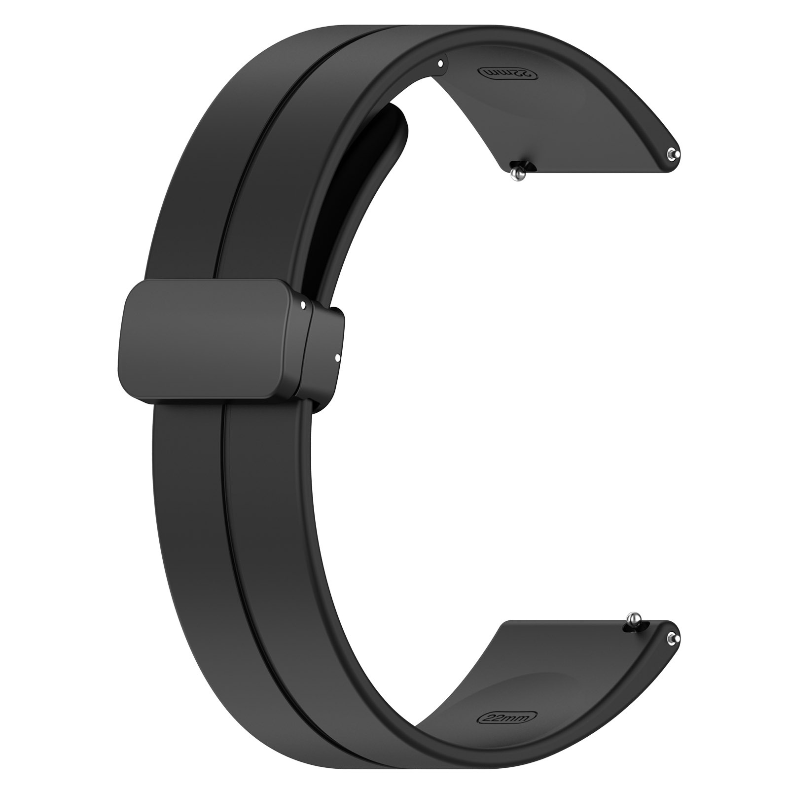 RosMank 22mm Silikon-Armband Mit Magnetverschluss – Für Amazfit, Garmin, Huawei & Mehr