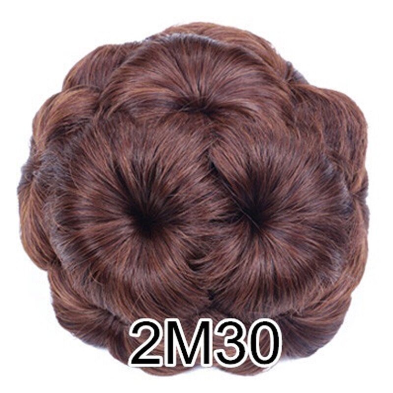 Women's Curly Hair Bun 9 Flower Bun Claws Ponytail Wig Heat-resistant Lengthened Styling Hair Bun