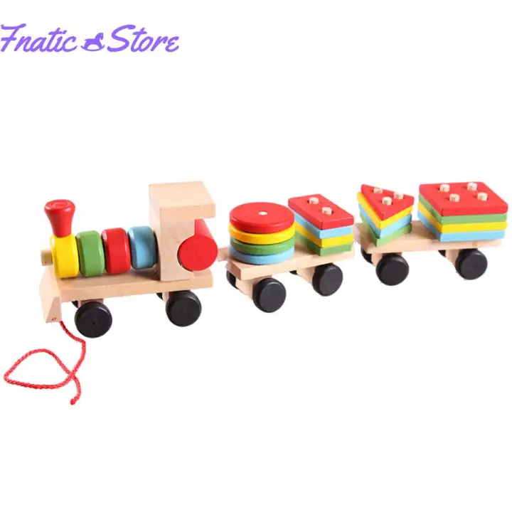 stacking train toy
