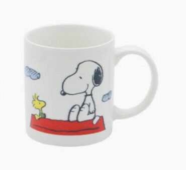 Corning Wear Snoopy Heat Resistant Ceramic Mug 4P Set/Snoopy Mug/Snoopy ...