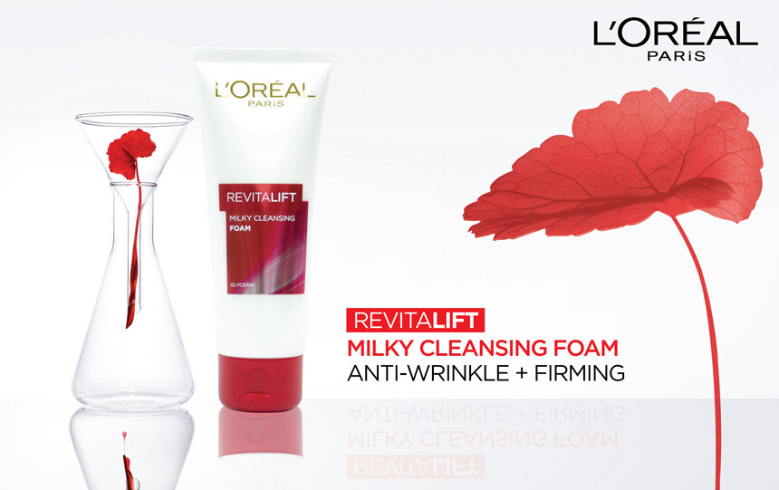 loreal revitalift facial foam