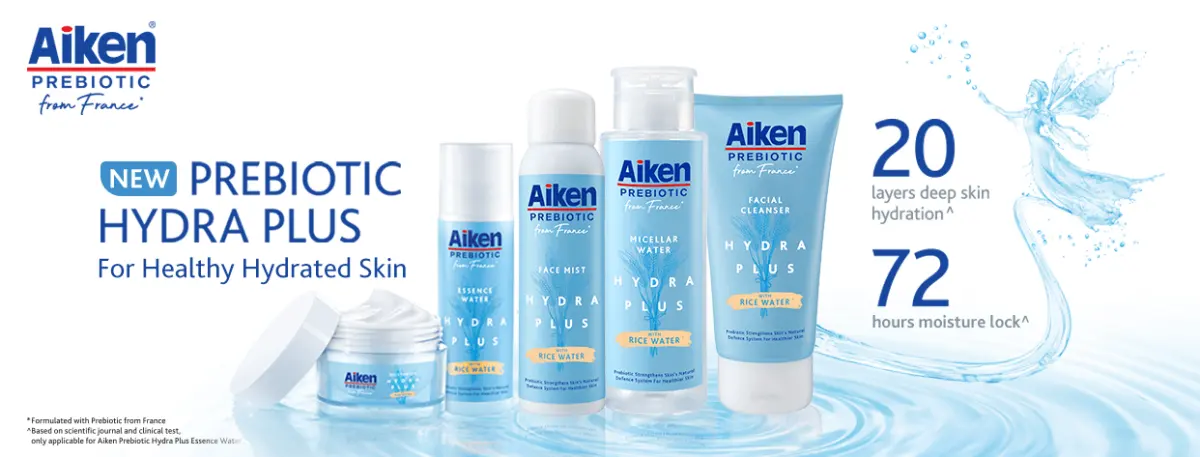 pencuci muka aiken prebiotic