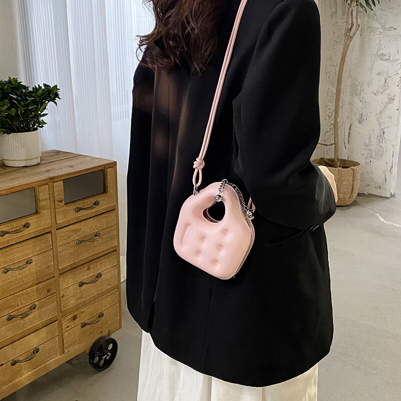 JIVIVIL Women's shoulder bag versatile small bag Korean mini cross-body bag