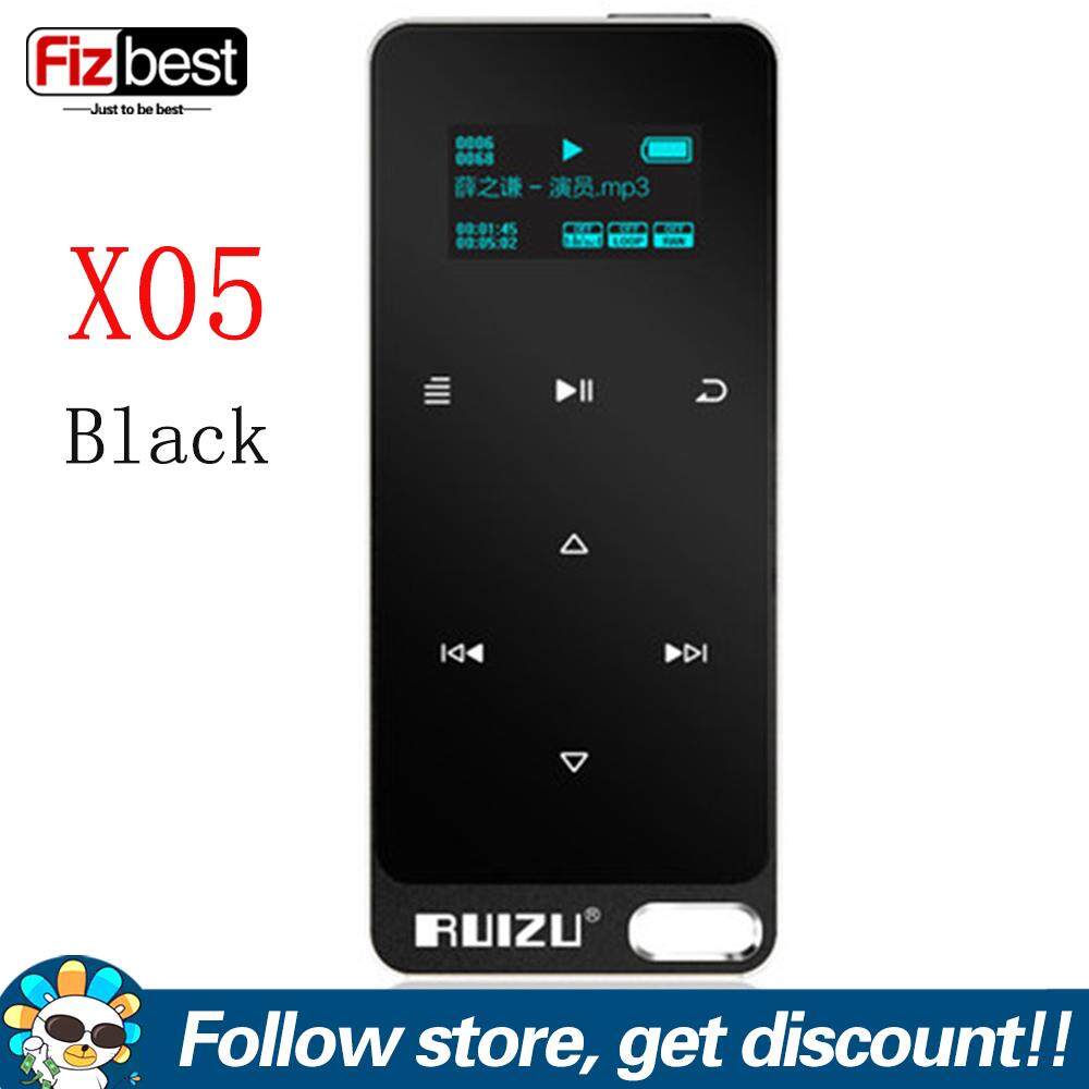 Ruizu X05 8GB Ultra-thin Touch Button Portable Lossless Digital Sport Hifi Audio Mp 3 Mini Music Mp3 Player Support FM,E-Book Recording Sport Music Player